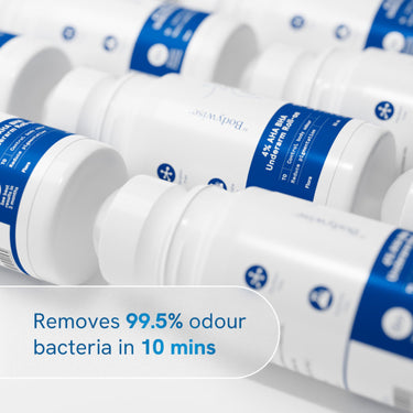 Be Bodywise 4% Aha Bha Underarm Roll On 50ml | 2% Lactic Acid, 1% Mandelic Acid, 1% Salicylic Acid | Controls Odour & Reduces Pigmentation | 0% Alcohol & 0% Aluminium | Flora Fragrance